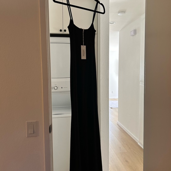 Reformation Cosmo knit dress black - Picture 4 of 8